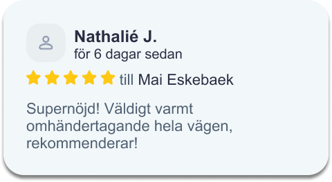 Recension från Bokadirekt: Nathalié J., 5 av 5
